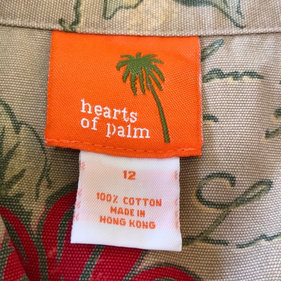 Hearts Of Palm Hibiscus Button Up Jacket - Picture 6 of 6